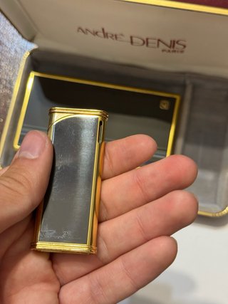 Set André Denis Paris porta-sigaretta e accendino