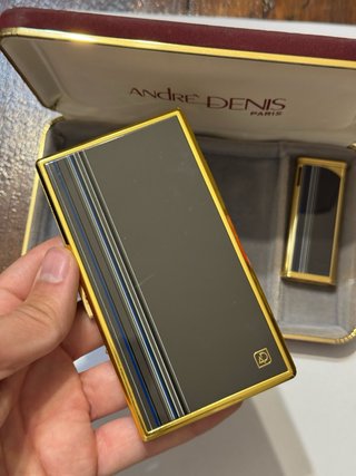 Set André Denis Paris porta-sigaretta e accendino