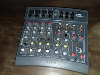 Mixer Spirit Folio Notepad audio musica Soundcraft