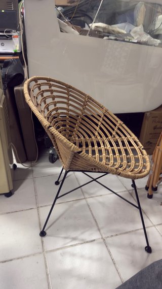 Silla Hostelería Terra Ratán y Metal