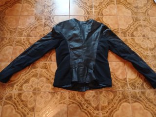 Giacca similpelle nera