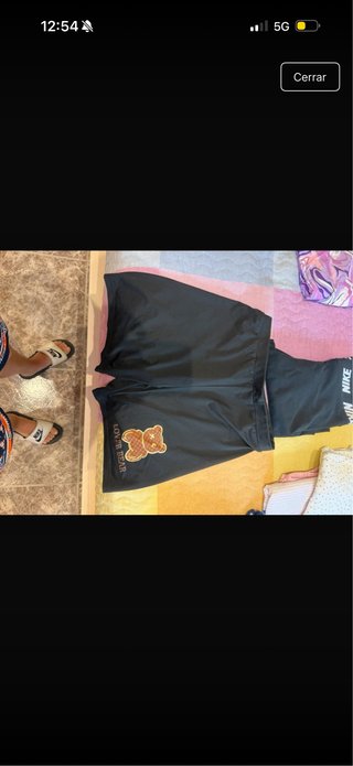 Pantalones Nike Negros con Oso