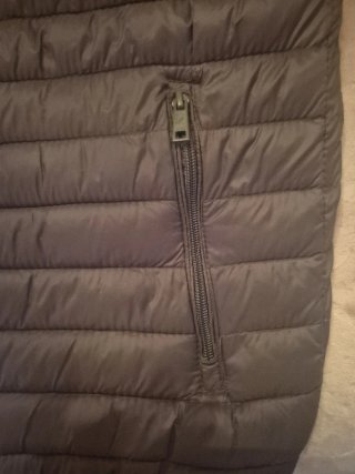 Chaqueta sin mangas unisex gris Talla M