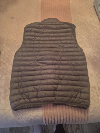 Chaqueta sin mangas unisex gris Talla M