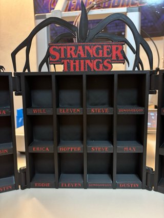 Organizador Funko Pop Stranger Things con bisagra