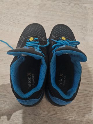 Zapatos de seguridad Oriock negros y azules