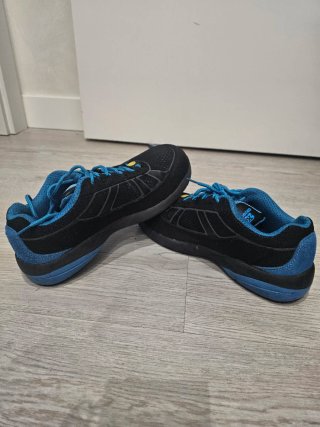 Zapatos de seguridad Oriock negros y azules