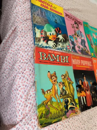 Lote 8 Cuentos Walt Disney Años 70 edición cucaña