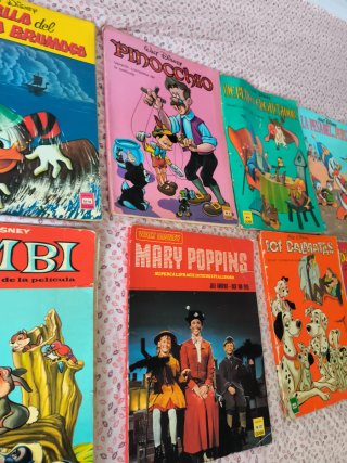 Lote 8 Cuentos Walt Disney Años 70 edición cucaña