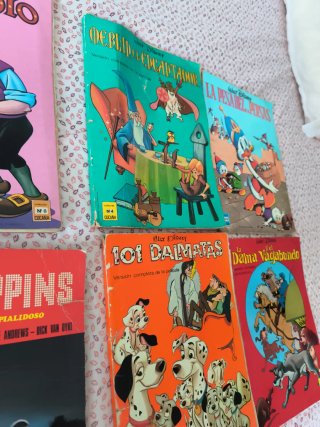 Lote 8 Cuentos Walt Disney Años 70 edición cucaña