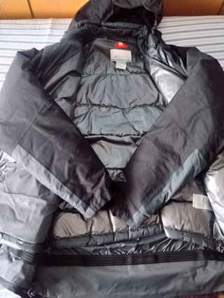 Chaqueta Columbia Negra y Gris _ esquiar, snow.