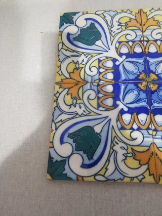 4 Azulejos Modernistas 20x20cm