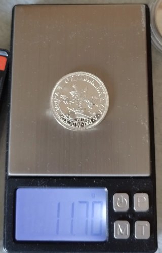 Resplandeciente medalla plata Alemania 1981