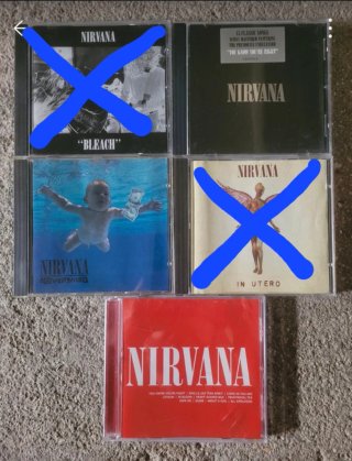 3 CDs Nirvana