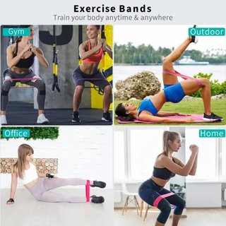 5 Fasce elastiche esercizi Sport Forza Yoga *NUOVE