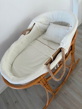 Moisés Zara Home Ratán + sábanas