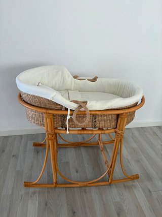 Moisés Zara Home Ratán + sábanas