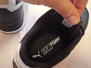 Zapatillas Puma Hombre Negras y Blancas