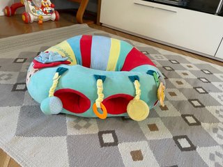Cojín Asiento Bebé Jirafa Juguetes