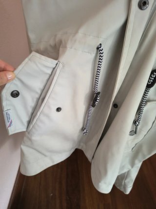 Chubasquero Voile Bleue Blanco Tiza Talla XS