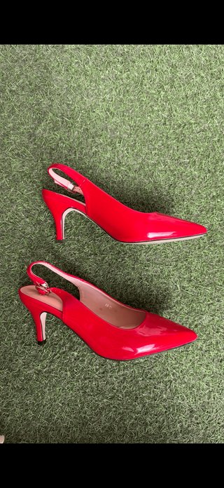 Tacones rojos de fiesta