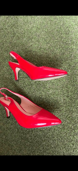 Tacones rojos de fiesta
