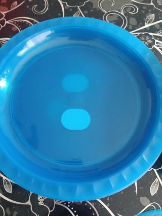 Set piatti plastica picnic blu Giostyle