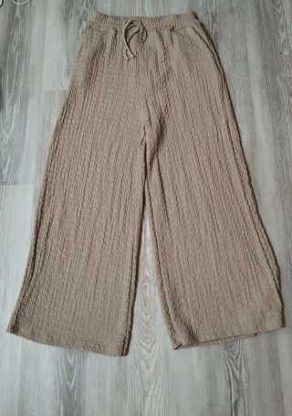 Pantalón ancho albaricoque