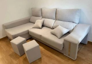 ‼️OFERTA SOFA NUEVO BEIGE GRIS SOFÁ DE FABRICA‼️