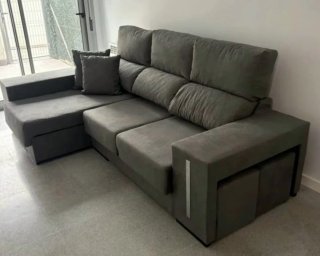 ‼️OFERTA SOFA NUEVO BEIGE GRIS SOFÁ DE FABRICA‼️