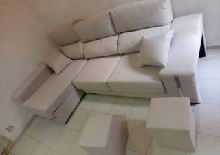 ‼️OFERTA SOFA NUEVO BEIGE GRIS SOFÁ DE FABRICA‼️