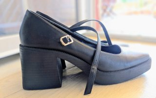 Scarpe nere tacco alto