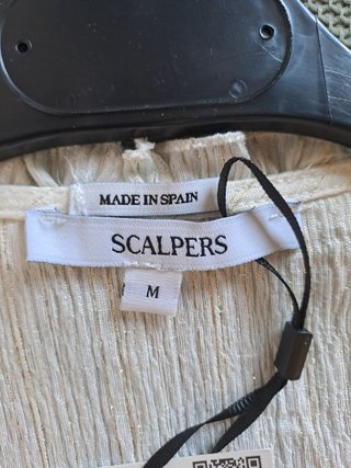 Camisa Scalpers Blanca Talla M Nueva