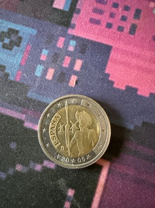 Moneda 2 euros España Quijote 2005