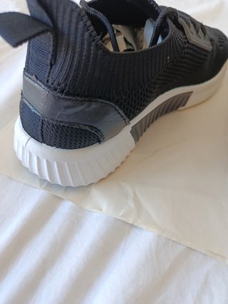 Zapatillas Deportivas Knit Negras - Tipo Calcetín