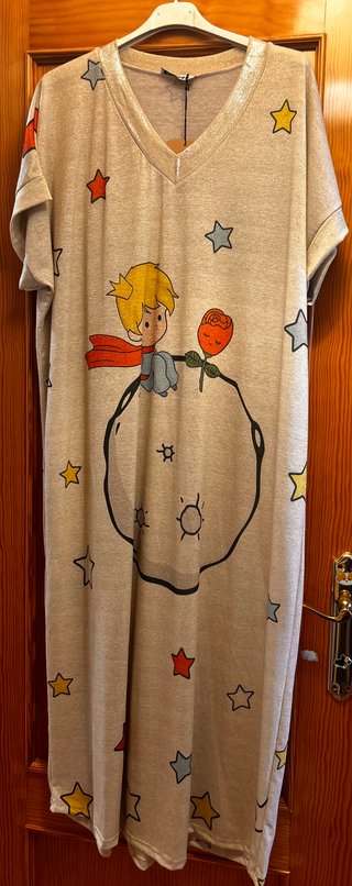 Vestido playero estampado El Principito