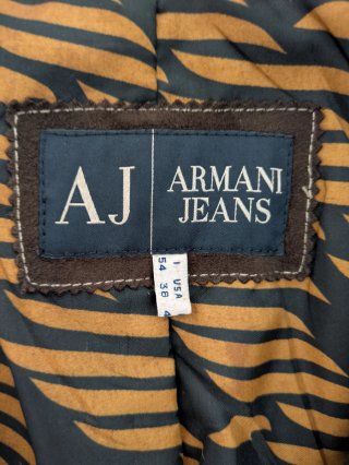 Chaqueta Armani Jeans Talla L Marrón