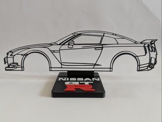 Maqueta Nissan GTR impreso en 3D