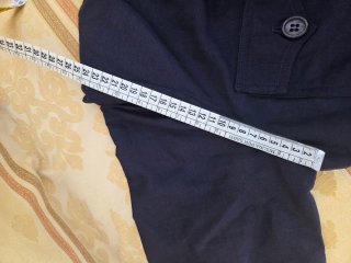 Camicia blu estiva maniche corte