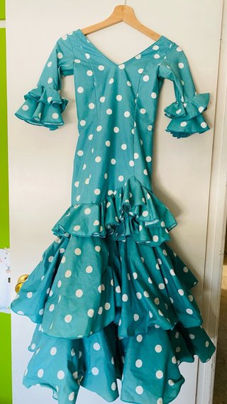 Traje Flamenca Niña Lunares 9 años