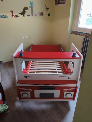 Cama infantil Camión Bomberos