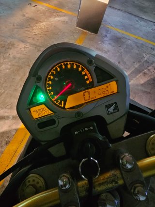 Honda CB600F Naked Negra/Plata