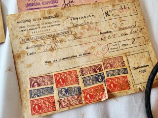 Lote documentos históric. Guerra Civil y posguerra