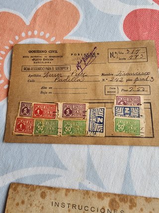Lote documentos históric. Guerra Civil y posguerra