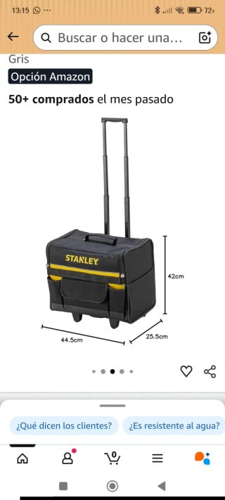 Bolsa herramientas Stanley con ruedas