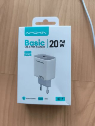 Cargador Rápido USB-C 20W APOKIN