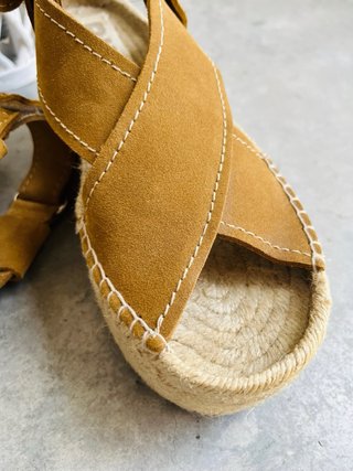 Alpargatas Bimba y Lola Piel Talla 40
