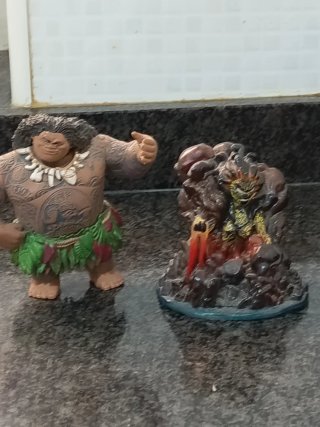 Statuine di Maui e Te Fiti di Vaiana
