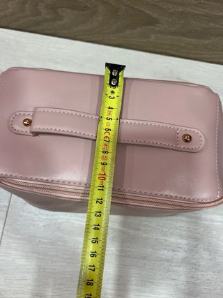 Neceser Viaje Rosa Piel Sintética Impermeable