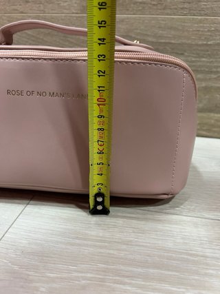 Neceser Viaje Rosa Piel Sintética Impermeable